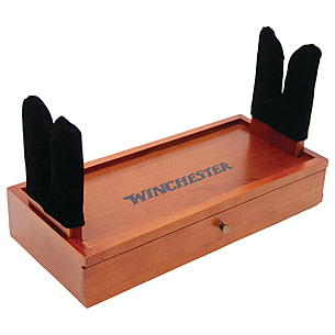 Gunmaster 50 Piece Wooden Gun Cleaning Station for Pistols, Rifles, and  Shotguns. 