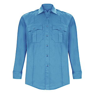 Elbeco Mens, French Blue,tek3 Long Sleeve Shirt, Document Pocket