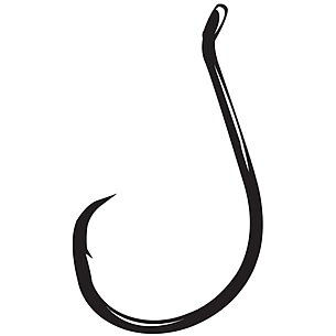 Gamakatsu Barbless Octopus Hook-Pack of 25 (Black, 1), Hooks