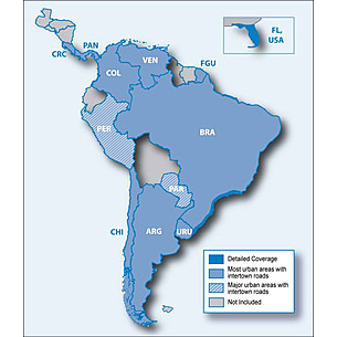 Mapa Garmin South America NT 