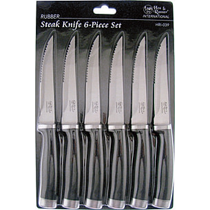 Core Kitchen Core Kitchen Stainless Steel Steak Knife Set - 6 Piece