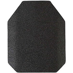 Guard Dog Body Armor Level 3a UHMWPE Ultralight Ceramic Plate 10x12 Black  3a-UHMWPE