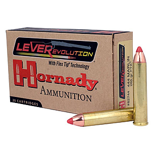 Hornady LEVERevolution .444 Marlin 265 Grain Flex Tip eXpanding Centerfire  Rifle Ammunition HORN82744 20% Off