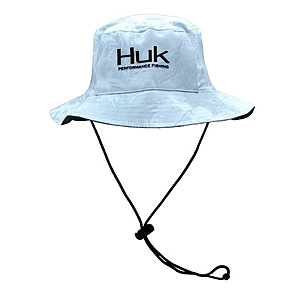 HUK Performance Fishing Camo Bucket Headwear, Hat - Mens