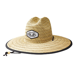 HUK Performance Fishing Camo Lifeguard Straw Headwear, Hat - Mens