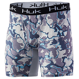 HUK Performance Fishing Current Camo Boxer Brief - Mens
