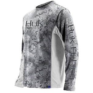 HUK Kids' Icon X Hoodie Long-Sleeve Shirt with Sun Protection