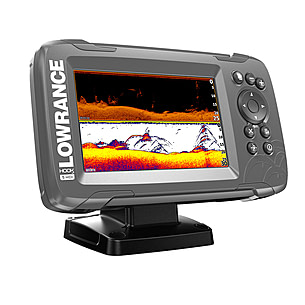 LOWRANCE HOOK2 7 - HDI Splitshot Transducer & Us Inland Maps with