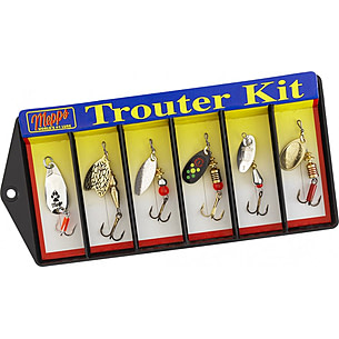 Mepps Trouter Kit - Plain and Dressed Lure Assortment