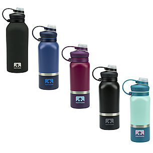 Marmot Wide Mouth Insulated Water Bottle, 40oz in Stainless Steel