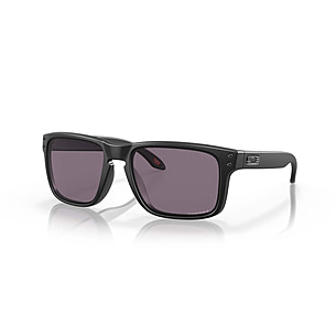 Oakley Holbrook USA Colored Flag Sunglasses - Matte Black / Grey