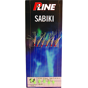 P-Line Fluorocarbon Fish Skin Sabiki Rig