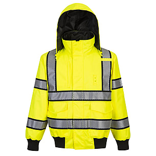 Portwest Hi-Vis Reversible Bomber Jacket | Free Shipping over $49!