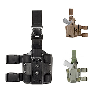SAFARILAND 6004 SLS Tactical Holster - Glock 20 / 21 - with Surefire X200 (  Tactical Black, Right )