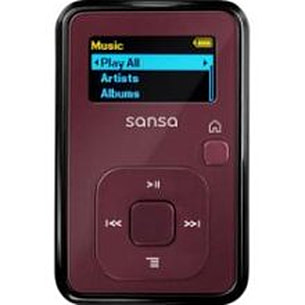 SanDisk MP3 Player, 4GB, Clip+, Red | Free over
