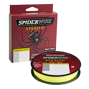 Spiderwire Stealth - Hi-Vis Yellow - 50 lb