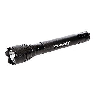 Stansport Heavy-Duty Tactical Flashlight & Lantern - Black