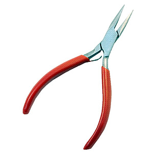 Stone Creek 5in Micro Pliers - Matte w/ Red Grips