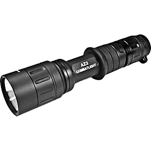 SureFire AZ2 LED Flashlight, Black Hard Combatgrip Body, Dual