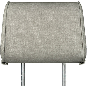 The Headrest Safe Co. Driver Side Matching Companion Cloth Light Gray HRNSLGC01