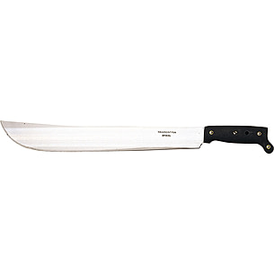 Tramontina Machete Fixed Blade Knife Black (24 Satin) - Blade HQ