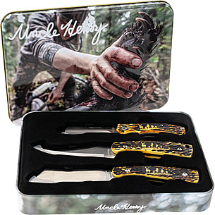 Uncle Henry 2 Piece Cleaver and Folding Knife Set