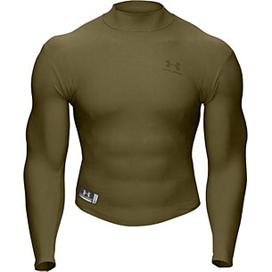 UnderArmour Men's ColdGear Tactical Mock - Marine Olive Drab Color  1005512-390
