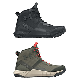 Under Armour Mens Micro G Valsetz Mid Military And Tactical Boot, Khaki  Gray