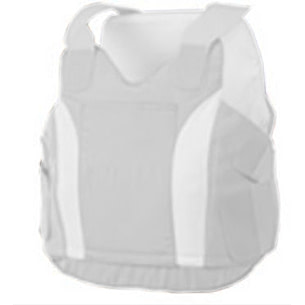 Premier Discreet Executive Level IIIA Bulletproof Vest, Medium, White