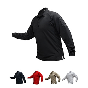 Vertx coldblack 2025 long sleeve polo