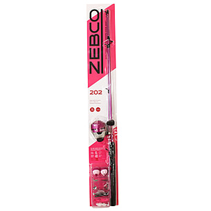 Zebco 202 Lady Spincast Combo w/ Tackle