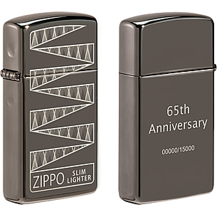 ZIPPO ACCENDINO 65TH anniversary slim limited edition numerata