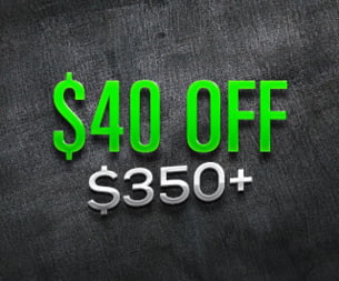 Get $40 OFF on Orders $350+