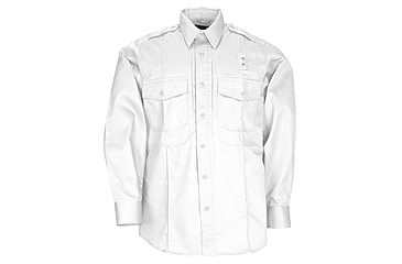 Image of 5.11 Tactical PDU Long Sleeve Twill Class B Shirt - Men's, White, 2XLT, 72345-010-2XL-T