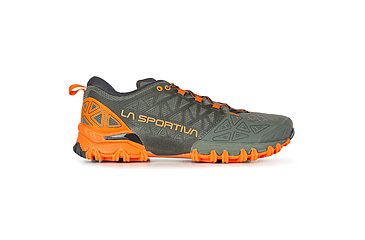 Image of La Sportiva Bushido II Running Shoes - Mens, Clay/Tiger, 42.5, 36S-909206-42.5
