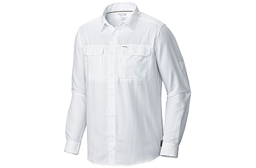 Image of Mountain Hardwear Canyon Long Sleeve Shirt - Men's, White, XXL, OM7043100-XXL