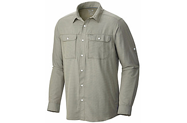 Image of Canyon Long Sleeve Shirt - Mens-Stone Green-XX-Large
