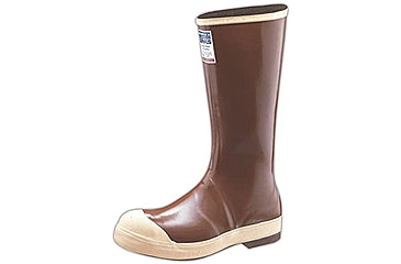 Image of Servus 15in Neoprene Steel Toe Work Boots w/ Chevron Outsole - Mens, Brown, 13, 22214-CTM-130