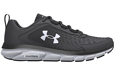 Image of Under Armour Charged Assert 9 4E Running Shoes - Mens, Black / White, 12.5, 302485700112.5