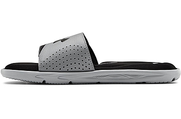 Image of Under Armour UA Ignite VI Slide Sandal - Mens, Black/Gray, 8, 30227110028