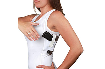 Image of UnderTech Undercover Womens Concealment Holster Tank Top,White,L T0801WH-L
