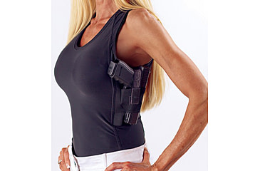 Image of UnderTech Undercover Womens Concealment Holster Tank Top,Black,S T0801BK-S