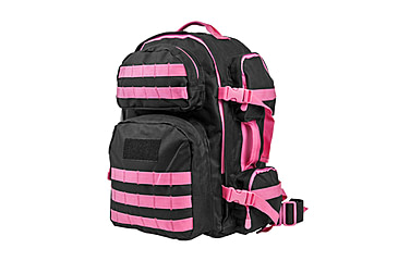 Image of VISM Tactical Backpack, Black w/ Pink Trim CBPK2911