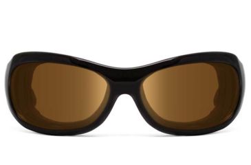 Image of 7 Eye Briza Sunglasses, Glossy Black Frame, 24-7 Copper NXT Lenses - 310527