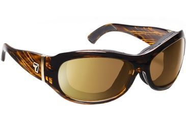 Image of 7 Eye Briza Women S Sunglasses Sunset Tortoise Frame Sharpview Copper 310642