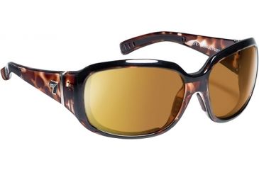 Image of 7 Eye Mistral Airdam Womens Sunglasses Leopard Tortoise Frame Sharpview Copper Lens 585342