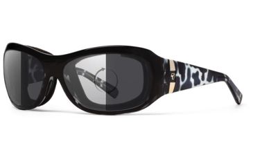 Image of 7Eye by Panoptix Womens AirShield Sedona Sunglasses, RX Ready, Black Pearl Frame, Photochromic Day/Night Eclypse Lens, M-L 325017
