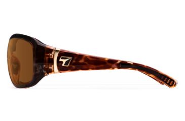 Image of 7Eye by Panoptix Womens AirShield Sedona Sunglasses, RX Ready, Light Tortoise Frame, SharpView Copper Lens, M-L 326042