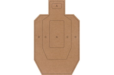 Action Target IPSC/USPSA Cardboard Torso Target