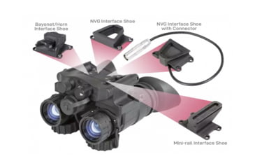 Image of AGM Global Vision NVG-40 NL2 Dual Tube Night Vision Goggle/Binocular Gen 2 Plus, Level 2, Black, 4.5 4.6 2.9, 14NV4122483021